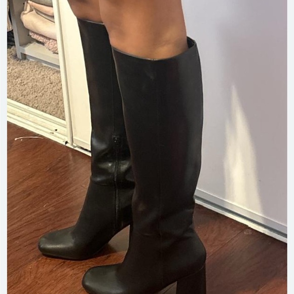 Madden Girl Shoes - Madden Girl William Black Knee-High Boots
